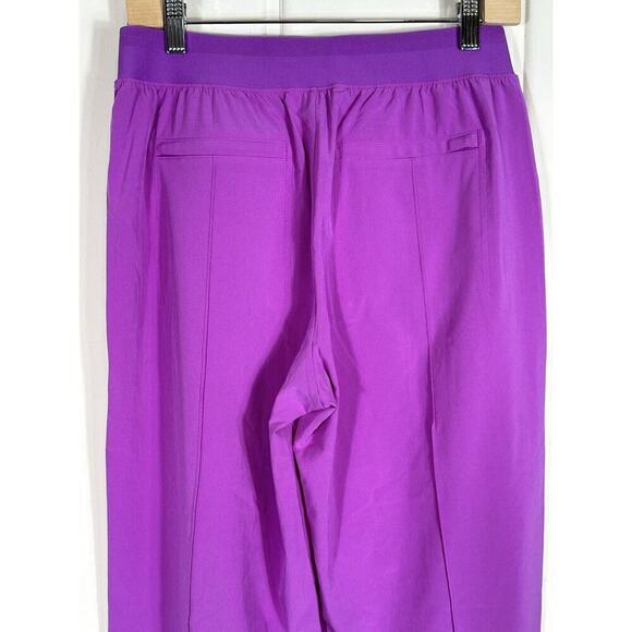 Athleta Brooklyn Heights‎ Vienna Pants 4 Slim Jazzy Purple travel commute - Picture 13 of 13